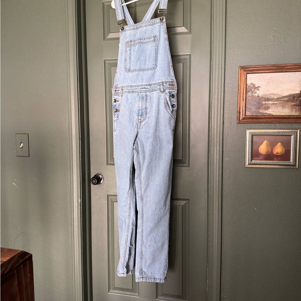 Light Blue Denim Overalls